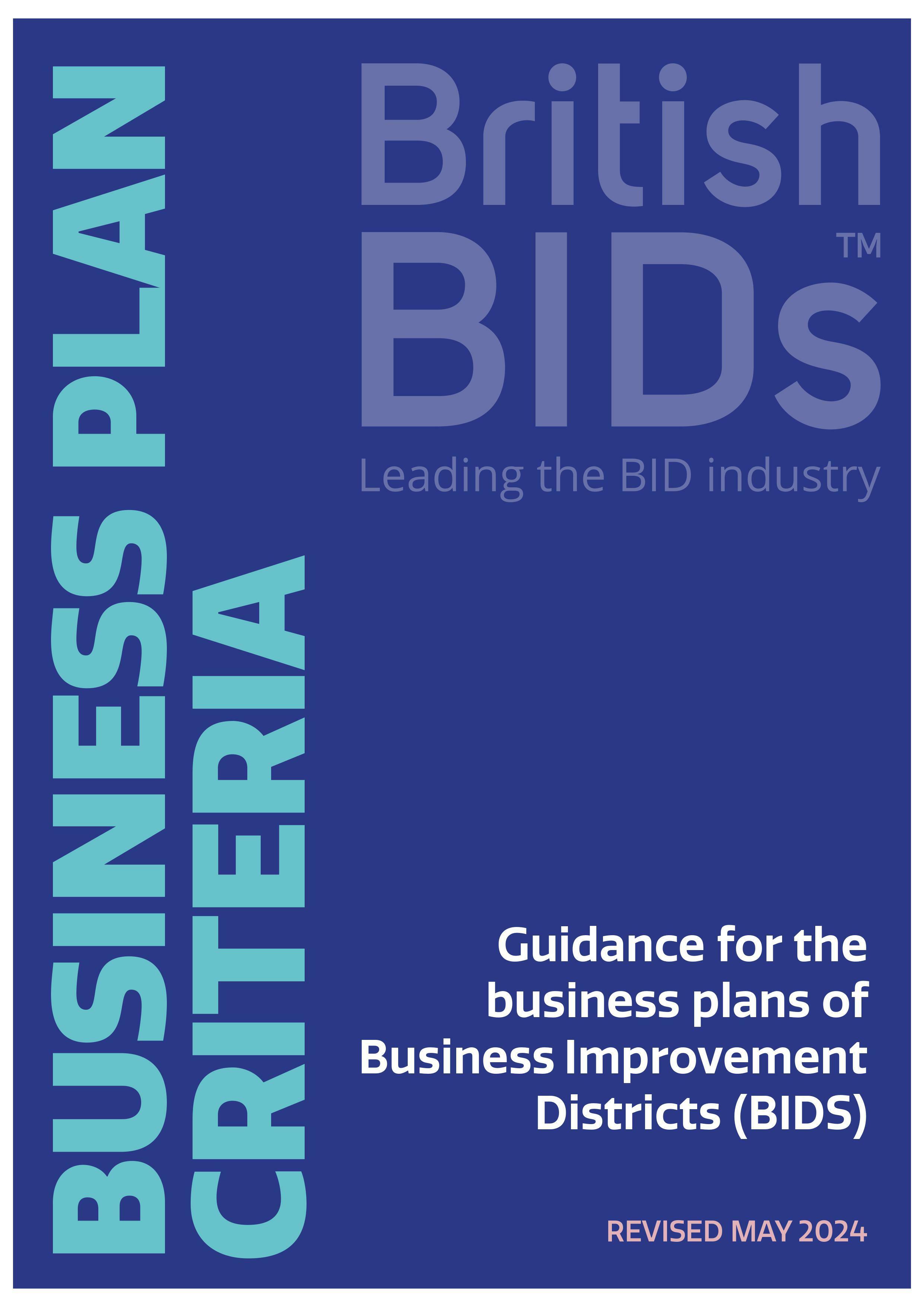 BUSINESS PLAN CRITERIA FOR BIDS